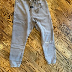 Essentials Unisex Sweatpants - Light Brown - Large